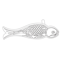 물고기모양 목판(24665)