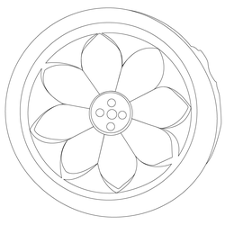 연화문수막새(53229)