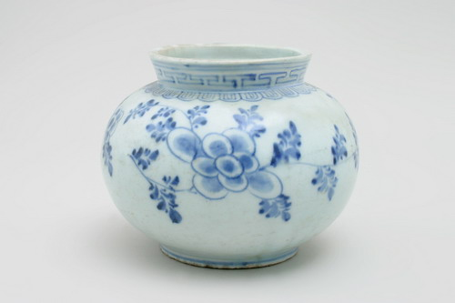 백자청화호(18423)