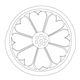 연화문수막새와당(16295)