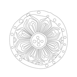 연화문수막새(51314)