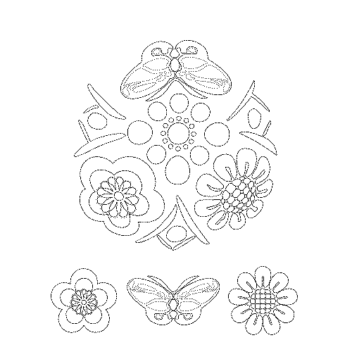 은제화형뒤꽂이(114392)