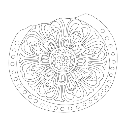 연꽃무늬수막새(52304)
