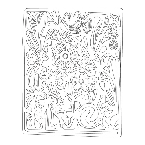 꽃문,잎사귀문(30664)