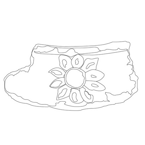 연화문암막새(16698)