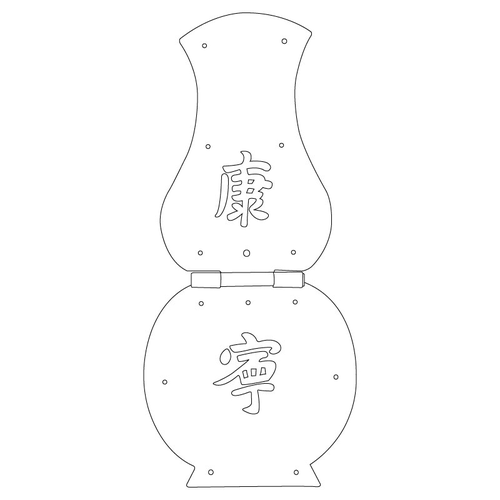 반닫이 백동황동장석(78231)