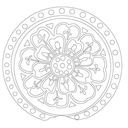 인동문수막새(53591)