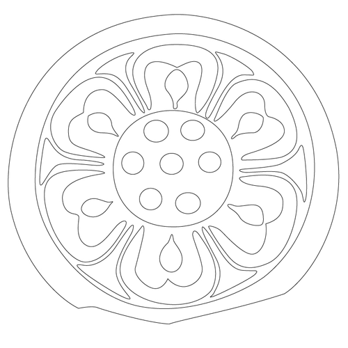 연꽃문수막새(61315)