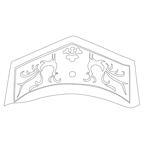 수원 화성 서북각루 망와(59940)