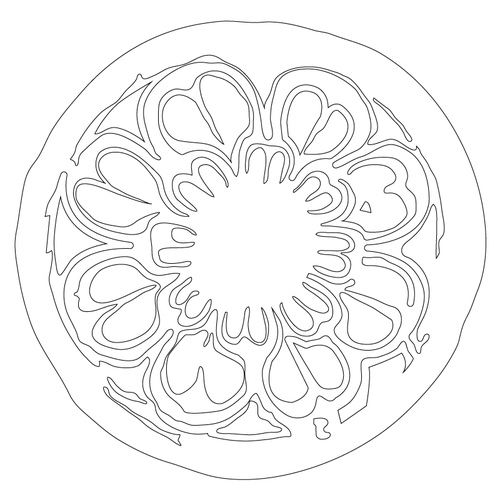 연꽃문 수막새(57851)