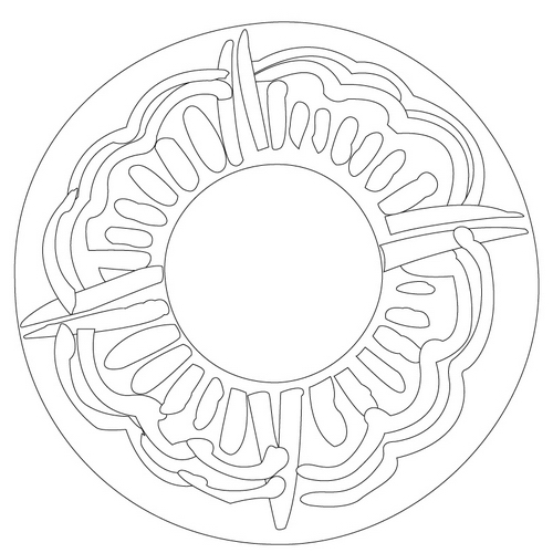 청화백자종지(16240)