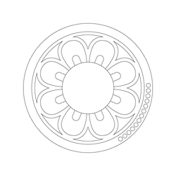 연꽃무늬 수막새(1375)