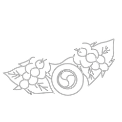 태극문,잎사귀문(27942)