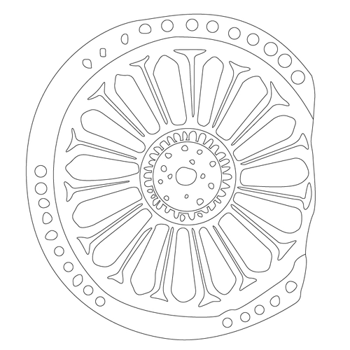 연화문수막새(50840)