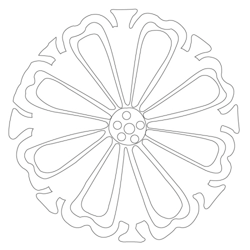 연꽃문, 구슬이음문(28955)