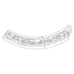 인동당초무늬암막새(113921)