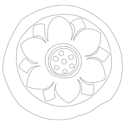 연화문수막새(24411)