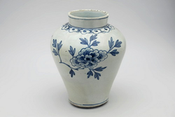 백자청화모란문호(18623)