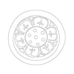 연꽃문수막새(61311)