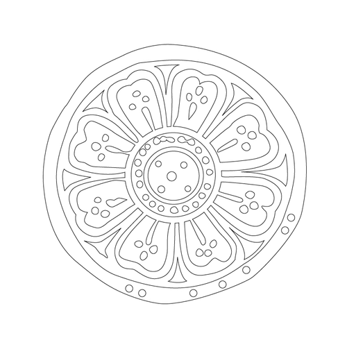 연화문수막새(51656)