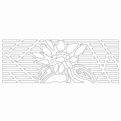 꽃문,가로줄문,빗금문(35375)
