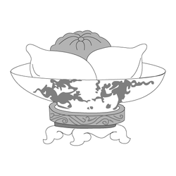 복숭아,그릇(2684)