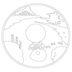 청화백자 연적(57791)