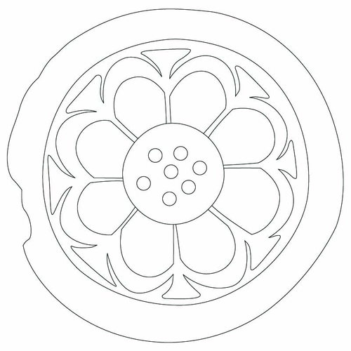 연화문수막새(52979)