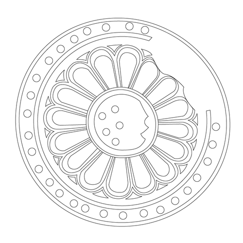 연화문수막새(51628)