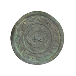 동제마문원형경(銅製馬文圓形鏡)
