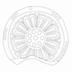 연화문수막새 와당(22329)