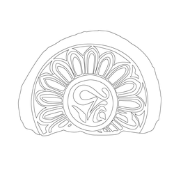 연화문수막새(51425)