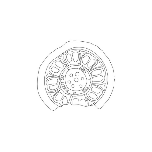 연화문수막새와당(16257)