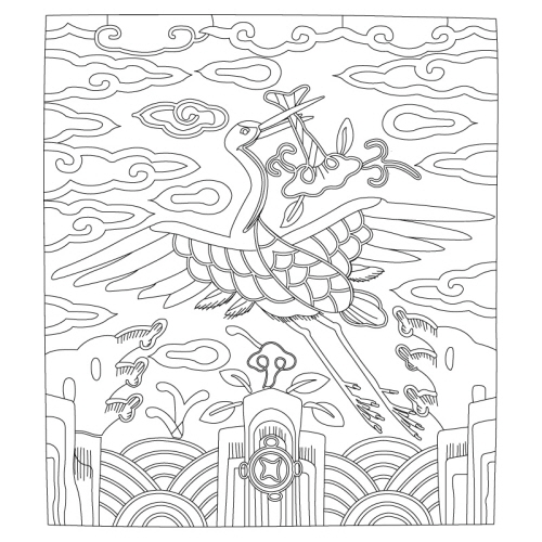 단학문흉배(23721)