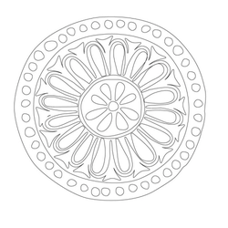 연화문수막새(22444)