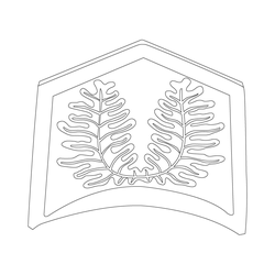 수원 화성행궁 좌익문 망와(74525)