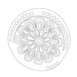 연화문수막새(51774)