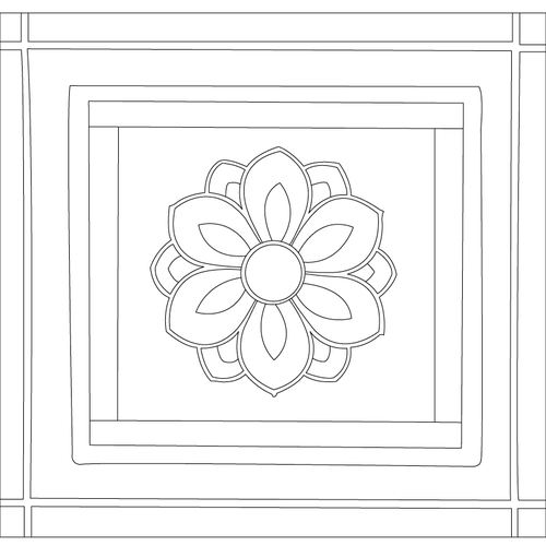 경희궁지 숭정문 천장 반자청판(62378)