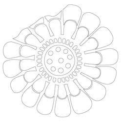 국화문, 구슬이음문(28942)