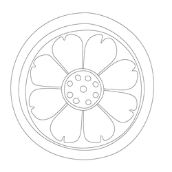연꽃문 수막새(61425)