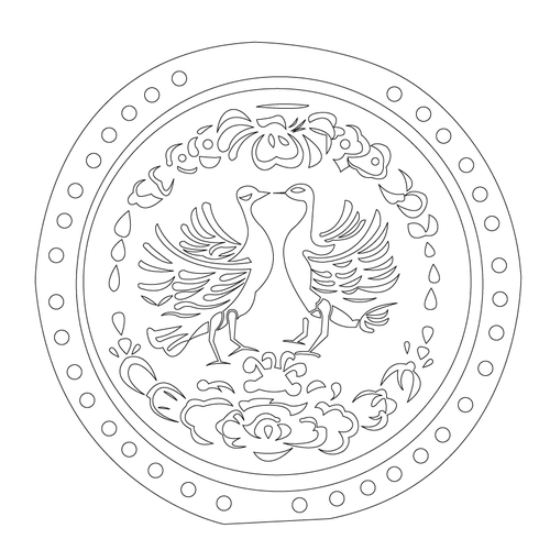 봉황문수막새(51440)