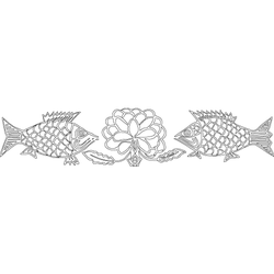 물고기문,연꽃문(5010)