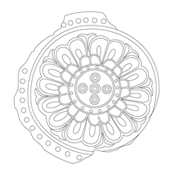 연화문수막새(53184)