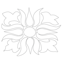 꽃문,잎사귀문(38436)