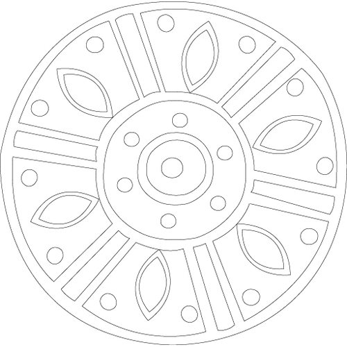 연화문수막새와당(197)