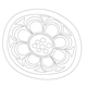 연꽃문 수막새(61424)
