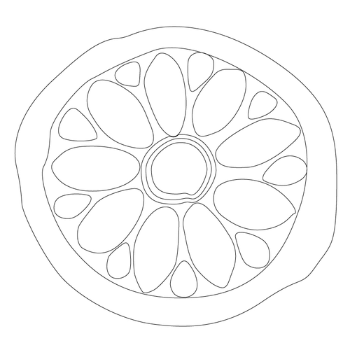 연화문수막새(51315)