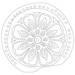 연꽃문수막새(27873)