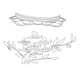 백자청화모란문항아리(16545)