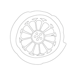 연화문수막새(51579)